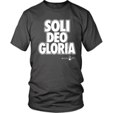 Soli Deo Gloria Christian T-Shirt (Mens/Unisex) (Multiple Colors) - Paraclete Tees
 - 6