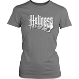 Holiness is Still Right Christian T-Shirt (Womens) (White Letters) (Multiple Colors) - Paraclete Tees
 - 6