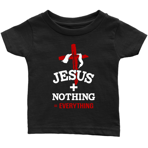 Jesus Plus Nothing Equals Everything Children's Christian T Shirt
