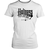 Holiness is Still Right Christian T-Shirt (Womens) (Black Letters) (Multiple Colors) - Paraclete Tees
 - 4