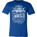 Its Easier to Wear a Cross Christian T-Shirt (Mens/Unisex) (Multiple Colors) - Paraclete Tees
 - 2