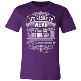 Its Easier to Wear a Cross Christian T-Shirt (Mens/Unisex) (Multiple Colors) - Paraclete Tees
 - 3