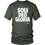 Soli Deo Gloria Christian T-Shirt (Mens/Unisex) (Multiple Colors) - Paraclete Tees
 - 9