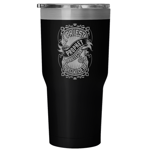 Priest, Prophet, Protector, & Provider Vacuum Tumbler