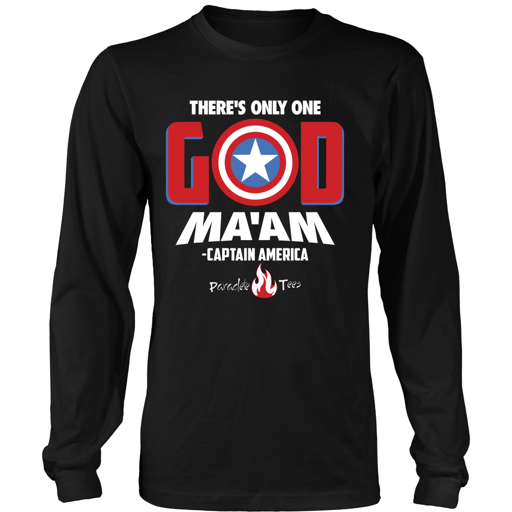 There's Only One God Long Sleeve Christian T-Shirt