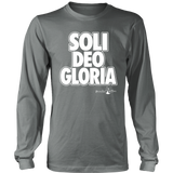 Soli Deo Gloria Christian T-Shirt Long Sleeve (Mens/Unisex) (Multiple Colors) - Paraclete Tees
 - 8