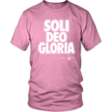 Soli Deo Gloria Christian T-Shirt (Mens/Unisex) (Multiple Colors) - Paraclete Tees
 - 10