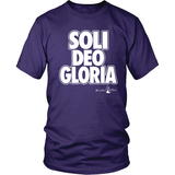 Soli Deo Gloria Christian T-Shirt (Mens/Unisex) (Multiple Colors) - Paraclete Tees
 - 3