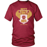Duty is Mine; Results are God's Christian T-Shirt (Unisex/Mens) (Gold/White) (Multiple Colors) - Paraclete Tees
 - 3