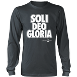 Soli Deo Gloria Christian T-Shirt Long Sleeve (Mens/Unisex) (Multiple Colors) - Paraclete Tees
 - 6