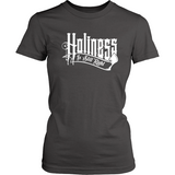 Holiness is Still Right Christian T-Shirt (Womens) (White Letters) (Multiple Colors) - Paraclete Tees
 - 5