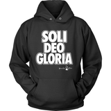 Soli Deo Gloria Hoodie (Various Colors) (White Letters) - Paraclete Tees
 - 1