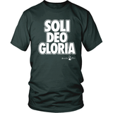 Soli Deo Gloria Christian T-Shirt (Mens/Unisex) (Multiple Colors) - Paraclete Tees
 - 5