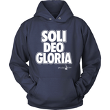 Soli Deo Gloria Hoodie (Various Colors) (White Letters) - Paraclete Tees
 - 5