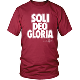 Soli Deo Gloria Christian T-Shirt (Mens/Unisex) (Multiple Colors) - Paraclete Tees
 - 2