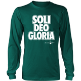 Soli Deo Gloria Christian T-Shirt Long Sleeve (Mens/Unisex) (Multiple Colors) - Paraclete Tees
 - 5
