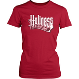 Holiness is Still Right Christian T-Shirt (Womens) (White Letters) (Multiple Colors) - Paraclete Tees
 - 7
