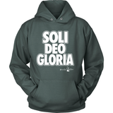 Soli Deo Gloria Hoodie (Various Colors) (White Letters) - Paraclete Tees
 - 3