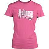 Holiness is Still Right Christian T-Shirt (Womens) (White Letters) (Multiple Colors) - Paraclete Tees
 - 3