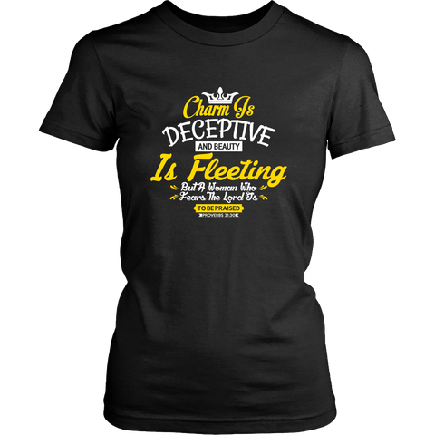 Proverbs 31:30 Christian T-Shirt